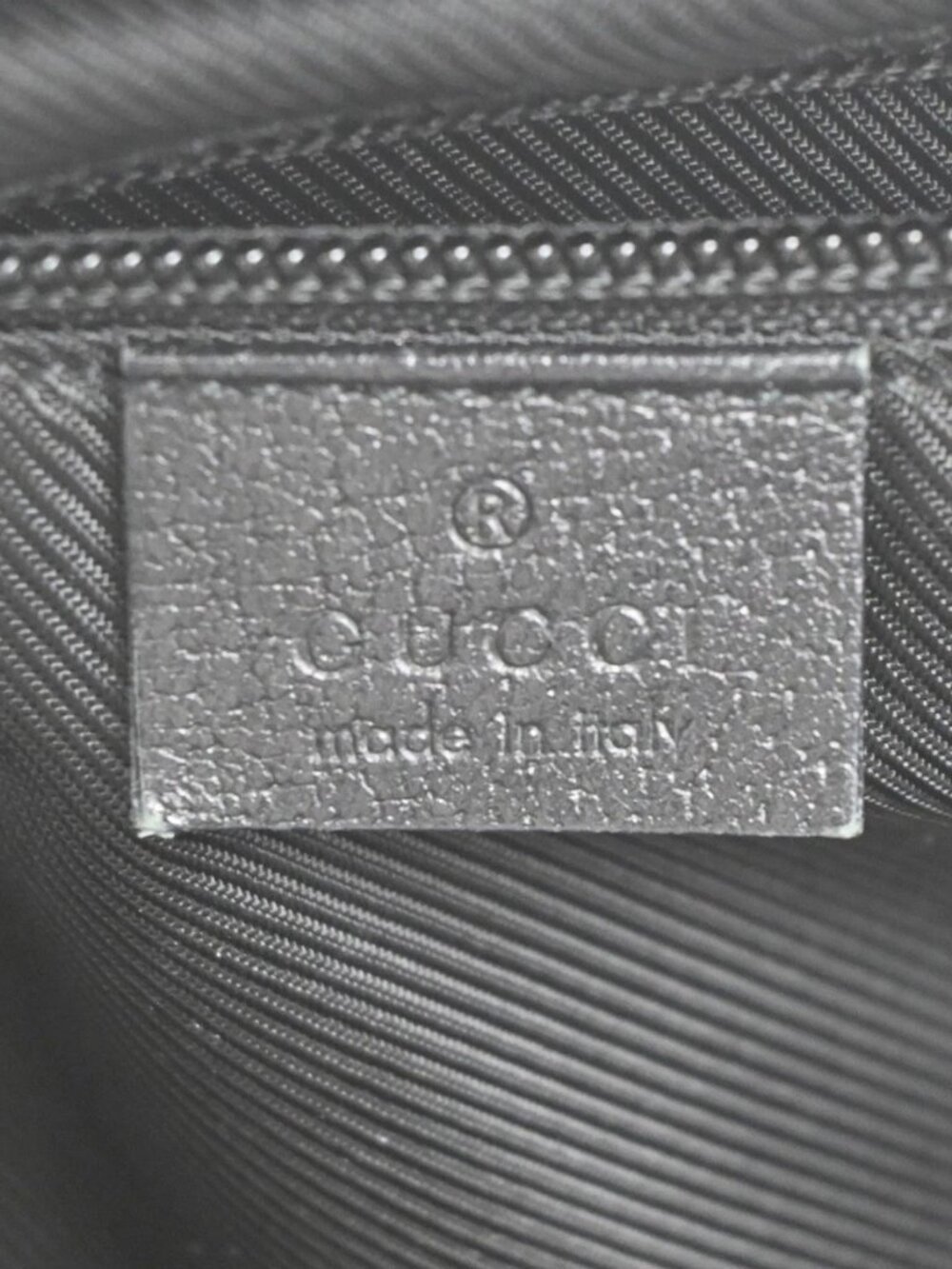 GUCCI Logo GG Pattern Sherry Travel Shoulder Bag Nylon Leather Black 64KC779 - Picture 13 of 16